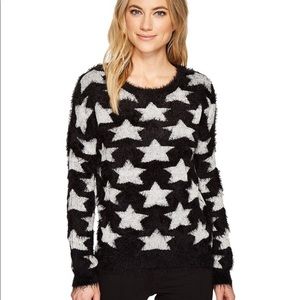 Romeo & Juliet Couture Metallic Star Sweater